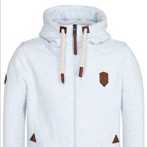 NEW Men’s Naketano ice blue hooded jacket